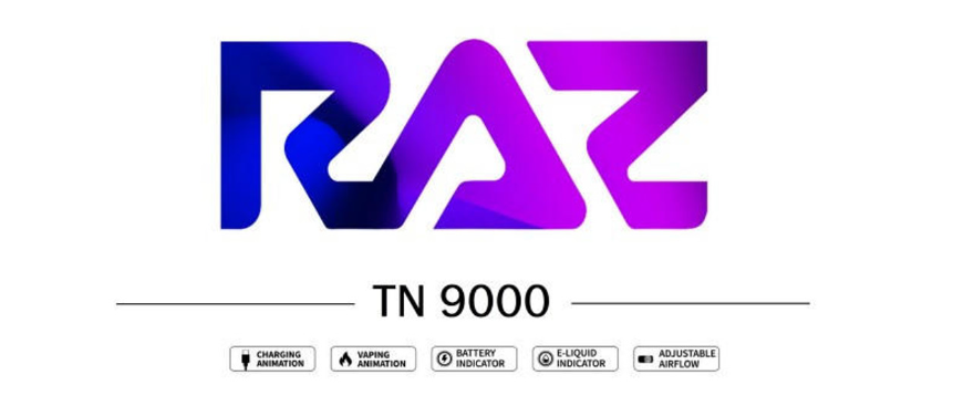 RAZ Vape logo.