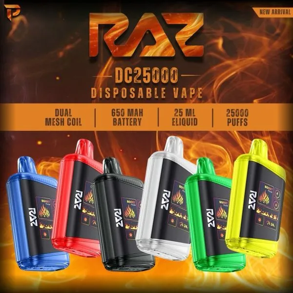 RAZ Vape products shows flavors tasty and multiple, offering consumers lots of choices.